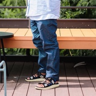 Fatgoods navy raw denim jeans