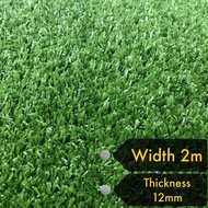 Grass Carpet Artificial 12mm 2m Width