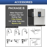 2024 New MIDEA Tabletop Water Dispenser Hot Warm Cold Desktop Water Purifier Midea YL-2037 - 4 Stage