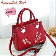 FLOWER EMBROIDERED BAG/slingbag work bag/ work bag flower bag leather embroidered bag