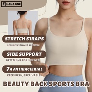 HANAONE Tank Top Woman Sport Bra Remaja Sports Bra Sport Woman Sport Wear Woman Yoga Top Camisole To