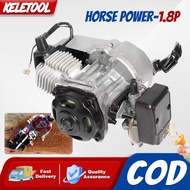 Pocket Bike Engine 49CC 2-Stroke Pocket Bike Engine Motorcycle Engine Motor Air Filter Pullstart Qua