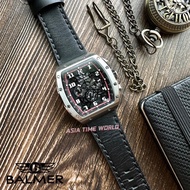 宾马 Balmer 8120G SS-4 Tonneau Chronograph Men’s Watch Black Genuine Leather | Official Warranty