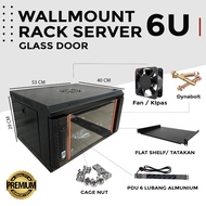 Wallmount rack 6u 6u server rack/ + Wooden Pallet Packing
