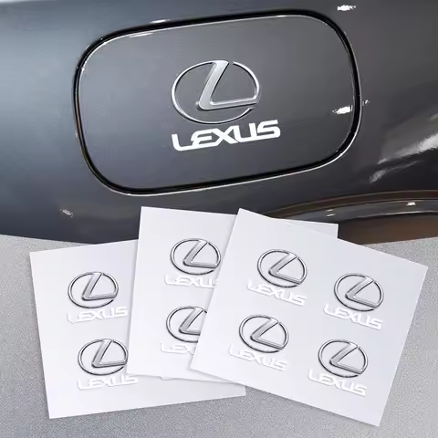 Car Emblem Logo Decorative Stickers Badge Decal Interior Styling For Lexus F SPORT GX460 Ct200h IS25