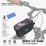 ' The X Woof Ibike1Side Bicycle Bag Anti-Splash Bicycle Frame Bag, Navigation Pocket, 2 Pockets Righ