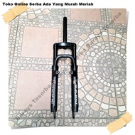 HITAM Fork PACIFIC SUSPENSION MTB 26 IRON 28.6X210 T.115mm BLACK Bicycle Spare Parts