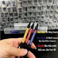 Green UV glue to fix phone Camera