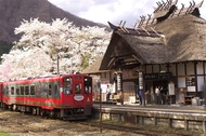 東北旅遊|百選賞櫻名所~會津若松城.會津鐵道.置賜回廊.三春瀧櫻.合掌村.東光酒藏.日本三大和牛~米澤牛餐.溫泉五日