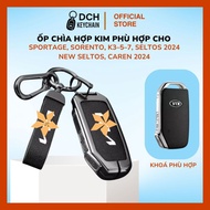 Alloy lock cover for Sportage, Sorento, K3–5–7, Seltos 2024, New Seltos, Caren 2024 (side button) (c