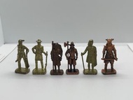 超罕有 絕版 90年代 中古 出奇蛋玩具 人物系列 Kinder Surprise 健達出奇蛋玩具 METAL FIGURINES  GOLD VINTAGE 老玩具 懷舊 古董 珍藏