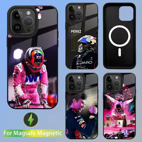 F1 11 Checo S-Sergio P-Perez Phone Case For iPhone 16,15,14,13,12,11,Plus,Pro,Max Mini Magsafe Magne