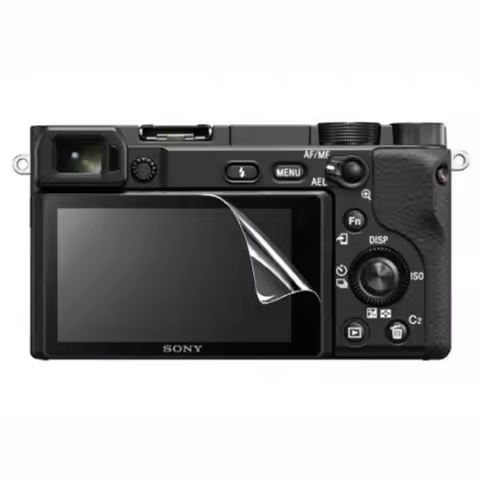 3 x PET Screen Protector Clear Soft Film for Sony Alpha A6600 A6400 A6500 A6300 A6000 A5100 A5000 NE