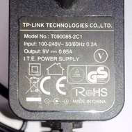 Original adaptor charger 9V 0.85A Tp link mr6400, mr100