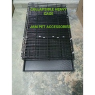 ✣XXXL DOG CAGE  HEAVY CAGE SIZE4 COLLAPSIBLE ACTUAL PHOTO POSTED☬。 dog cage collapsible 。