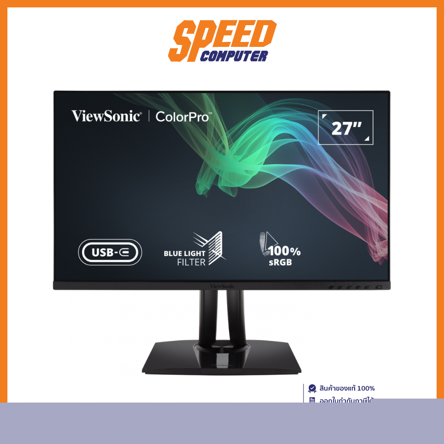 VIEWSONIC VP2756-4K 27" IPS UHD COLORPRO 60Hz MONITOR (จอคอมพิวเตอร์) : By Speed Computer By Speed C