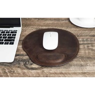 Laptop mouse pad computer made of crazy hourse leather