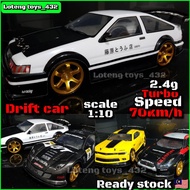 LT99   DRIFT CAR 1:10 RC TURBO BUTTON 4WD Speed Racing Car LARGE Vehicle 4 WHEELS DRIVE 2.4G control