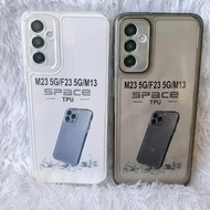 Softcase Samsung M23 5G/F23 5G/M13 Case Clear Casing Clear Black Transparent Space TPU
