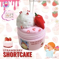 SLIME STRAWBERRY SHORTCAKE SLIME CAKE SLIME STRAWBERRY SLIME CAKE DESSERT SLIME SLIME TANGERANG SLIM