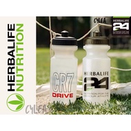 Herbalife CR7 Drive Sport Water Bottle 500ml Portable Drink Sport Bottle Fitness Shaker Gym Bicycle 