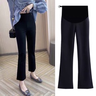 Korean style flared maternity pants are extremely flattering for pregnant mothers-Q791