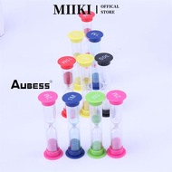 EELHOE Small Hourglass Multi-color Hourglass Sand Hourglass Colorful Home Decor Timer Compact and Po