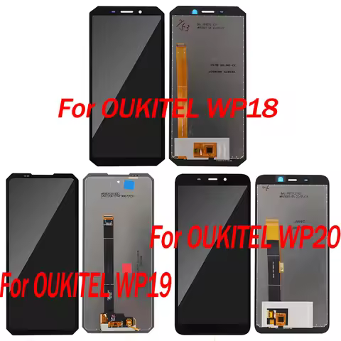 AiBaoQi 100% Original For OUKITEL WP18 WP18 Pro WP19 WP19 Pro WP20 WP20 Pro WP32 Touch Screen + LCD