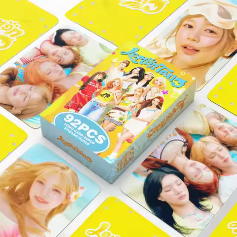 92Pcs/Set New KPOP Hearts2Hearts LemonTang Photo Card Photocards Merch Lomo Cards Set Fans Collectio