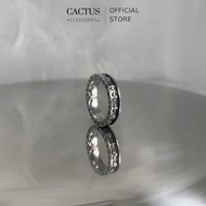 Nhẫn CHROME HEART Thép TITAN 8 Không gỉ - Cactus Accessoriesss