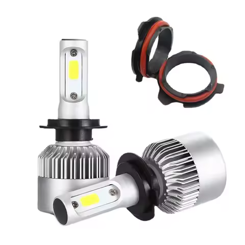 72W H7 LED Headlight Bulb for Bmw E39 E46 E60 E61 F10 F11 F07 F85 G30 G31 G38 8000lm H7 Led Bulb Lig
