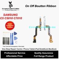 Replacement Power On Off Button Ribbon for SAMSUNG C5 C5010 C7010 C5pro C7 pro