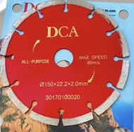 ใบตัดปูน 6" ใช้กับเครื่องเซาะร่อง DCA AZR02-150