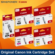 [Bundle of 5] Canon PGI-780XL PGBK CLI-781XL Black Cyan Magenta Yellow High Capacity Ink Cartridge 7