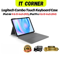 Logitech Combo Touch Keyboard Case - iPad Air 11 & 13-inch (M2), iPad Pro 11 & 13-inch (M4)