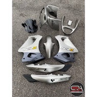 KAWASAKI NINJA DOUBLE R KR 150 RR BODY COVERSET STICKER TANAM 2 TONE SILVER SEKALI TANK ( 2 KOTAK BE