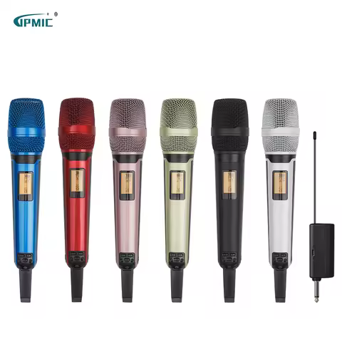 VHF dynamic microphones family karaoke outdoor audio conference performance universal charging wirel