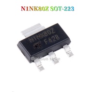5pcs N1NK80Z SOT-223 STN1NK80Z SOT223 SMD 0.25A/800V N-channel MOSFET Transistor New