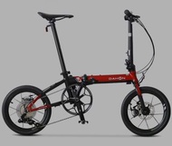 Dahon K3 Plus紅色摺疊單車