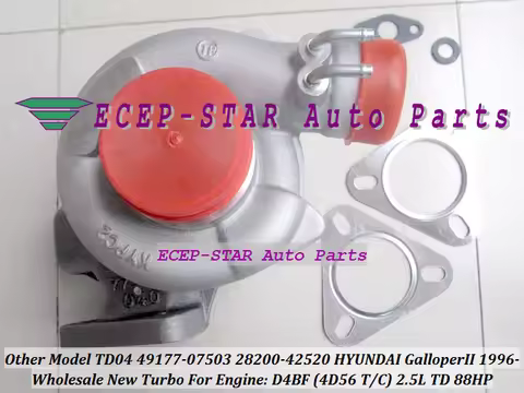 Turbo Turbocharger OTHER MODEL TD04 49177-07503 28200-42520 28200 42520 For HYUNDAI Galloper TC 1996