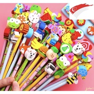 [SG STOCK] Pencil with Eraser Kid Children Gifts Stationery Goodies Children’s Day Christmas Birthday Party