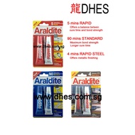 Araldite Epoxy Adhesives 5mins Rapid / 90mins Standard / 4mins Rapid Steel