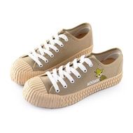 Paidal x Moomin姆明谷 史力奇阿金帆布鞋綁帶餅乾鞋-燕麥奶茶