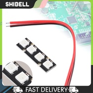 4 Bit RGB LED Lights Development Board WS2812B RGB LED Lamp Panel Board Full Color-Driven RGB LED Mo