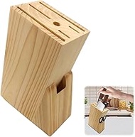 Kitchen Knife Block without Knives, Kitchen Knife Holder, Kitchen Knife Holder for Kitchen Counter w