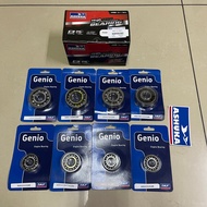 ASHUKA SKF C3 ENGINE BEARING SET YAMAHA RXZ RXZ135 RXZ 135 ENGINE BEARING FULL SET C3 SKF 100% ORIGI