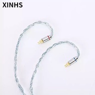 [ans] - XINHS Rainbow Blue 8 Core Upgrade Cable for KZ DQ6 TRN MT1 Pro CCA CRA