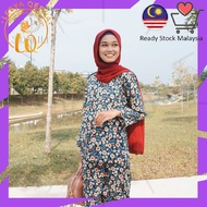 S.DALILI Muslimah Kurung Kedah Cassie English Cotton Emerald Green Hijau LQMartMy
