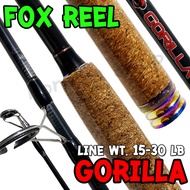 คันหน้าดิน หมาป่ากราไฟท์ FOX REEL Gorilla Line wt. 15-30 lb. Lure wt.: 60-150 G.
