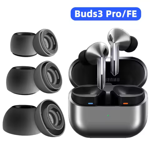 ANKNDO Silicone Eartips Earbuds for Samsung Galaxy Buds3 Pro Replacement Anti-slip Ear Tips Soft Ear